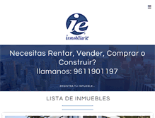 Tablet Screenshot of inmobiliarie.com